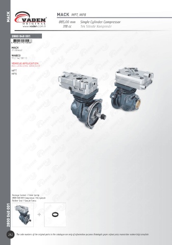 Catalogs auto parts for car and truck