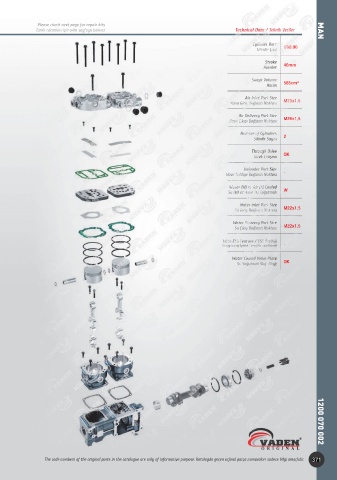 Catalogs auto parts for car and truck