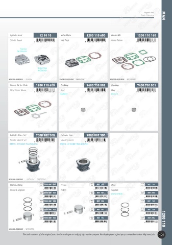 Catalogs auto parts for car and truck