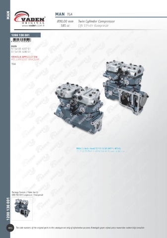 Catalogs auto parts for car and truck