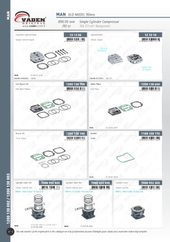 Catalogs auto parts for car and truck