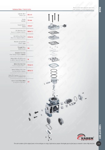 Catalogs auto parts for car and truck