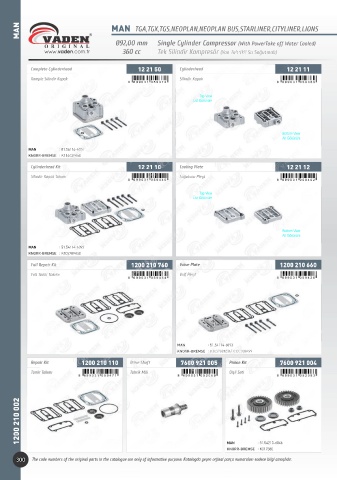 Catalogs auto parts for car and truck