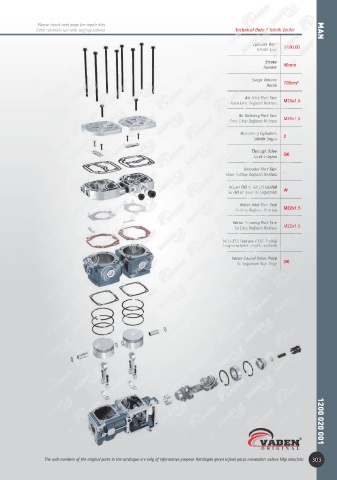 Catalogs auto parts for car and truck