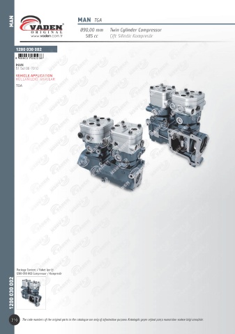 Catalogs auto parts for car and truck