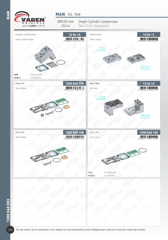 Catalogs auto parts for car and truck