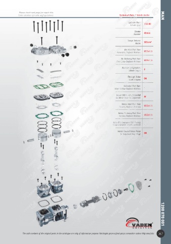 Catalogs auto parts for car and truck