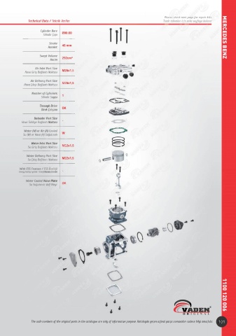 Catalogs auto parts for car and truck