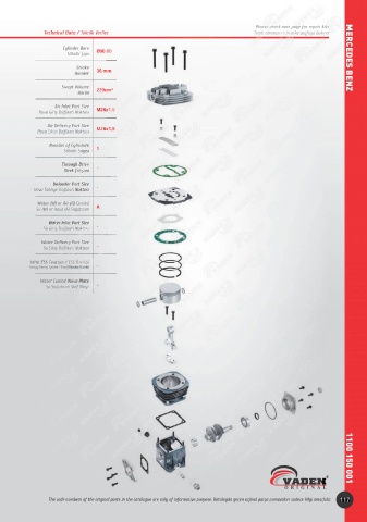 Catalogs auto parts for car and truck