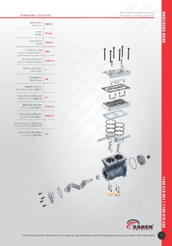 Catalogs auto parts for car and truck