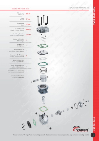 Catalogs auto parts for car and truck