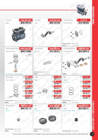 Catalogs auto parts for car and truck