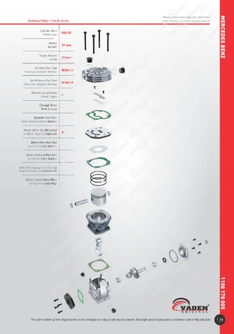 Catalogs auto parts for car and truck