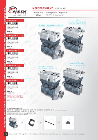 Catalogs auto parts for car and truck