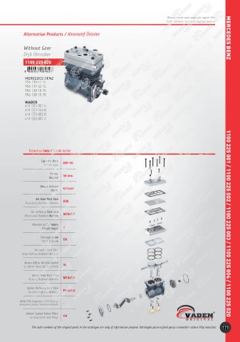 Catalogs auto parts for car and truck