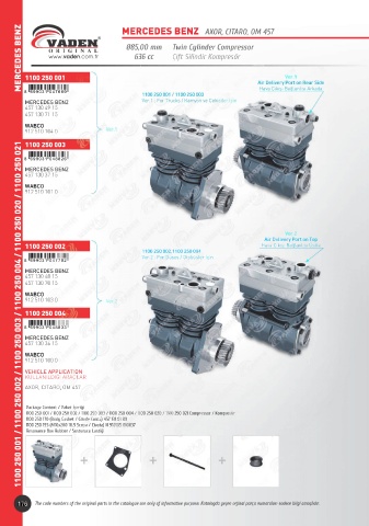 Catalogs auto parts for car and truck