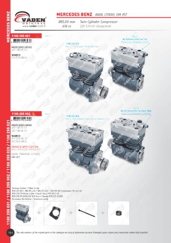 Catalogs auto parts for car and truck