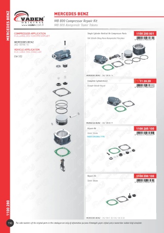 Catalogs auto parts for car and truck