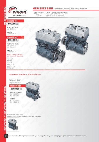 Catalogs auto parts for car and truck