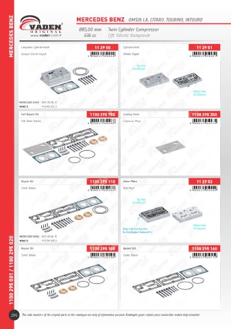 Catalogs auto parts for car and truck