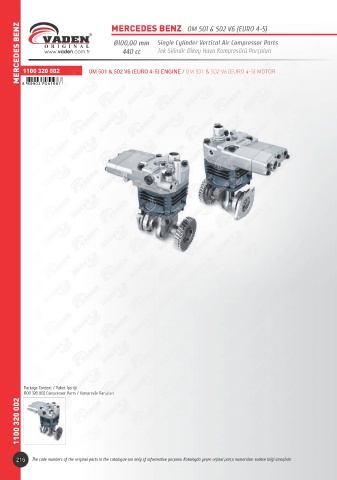 Catalogs auto parts for car and truck