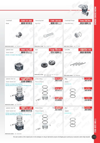 Catalogs auto parts for car and truck