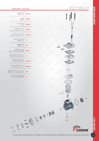 Catalogs auto parts for car and truck