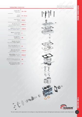 Catalogs auto parts for car and truck