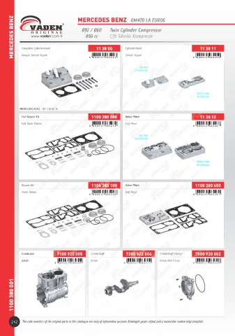 Catalogs auto parts for car and truck