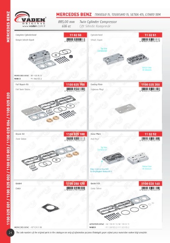 Catalogs auto parts for car and truck