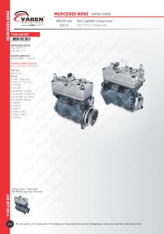 Catalogs auto parts for car and truck