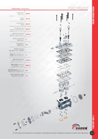 Catalogs auto parts for car and truck