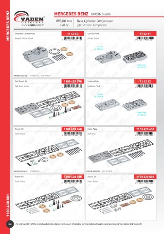 Catalogs auto parts for car and truck