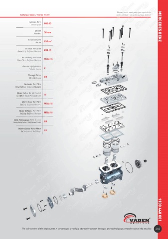 Catalogs auto parts for car and truck