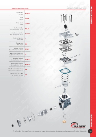 Catalogs auto parts for car and truck