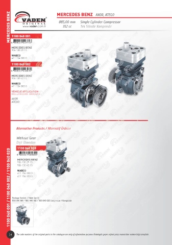 Catalogs auto parts for car and truck