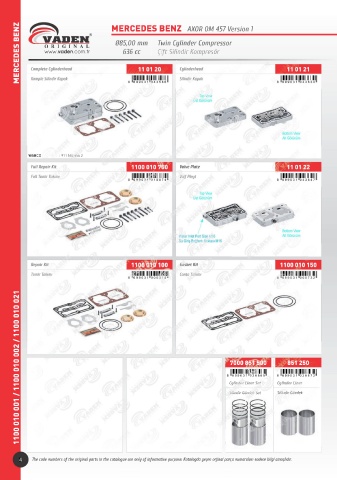 Catalogs auto parts for car and truck