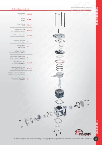 Catalogs auto parts for car and truck