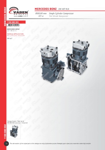 Catalogs auto parts for car and truck