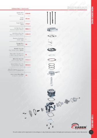 Catalogs auto parts for car and truck