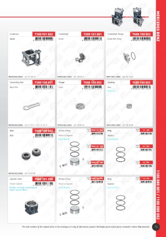 Catalogs auto parts for car and truck