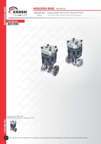 Catalogs auto parts for car and truck