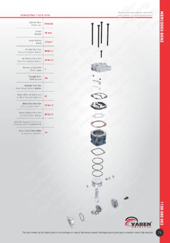 Catalogs auto parts for car and truck