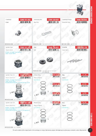 Catalogs auto parts for car and truck