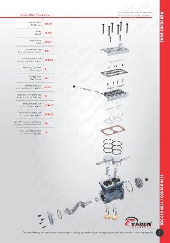 Catalogs auto parts for car and truck