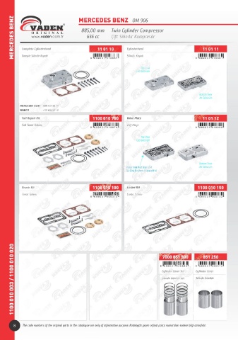 Catalogs auto parts for car and truck