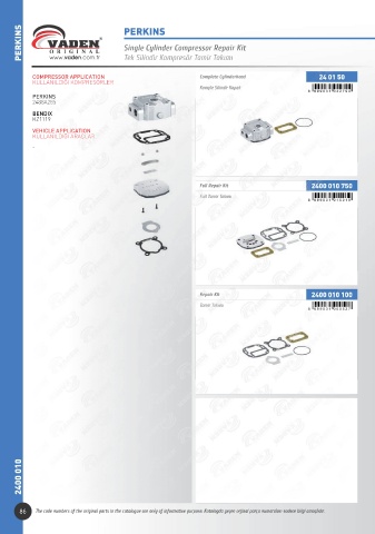 Catalogs auto parts for car and truck