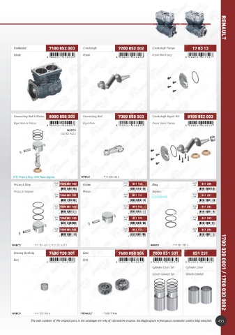 Catalogs auto parts for car and truck