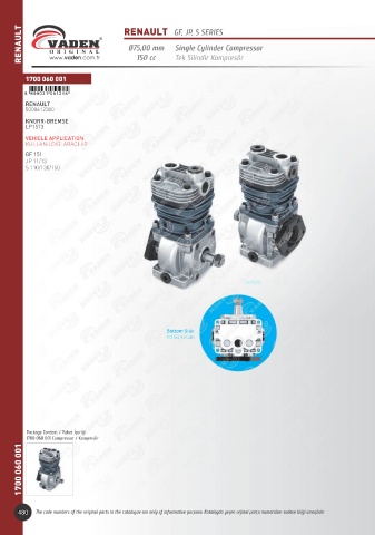 Catalogs auto parts for car and truck