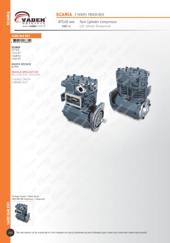 Catalogs auto parts for car and truck